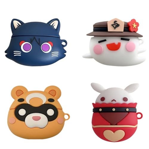 [Hushan] �Ή� �t�[�^�I AirPods�P�[�X ��4���� ����� ���Q�� �C���z���P�[�X �N���[ �G�A�|�b�c�J�o�[ �ی�P�[�X �ϏՌ� �h�o �����h�~ ����~�� ��1/��2���� ��3���� pro�ɓK�p (�O�D�I�p�@�[)