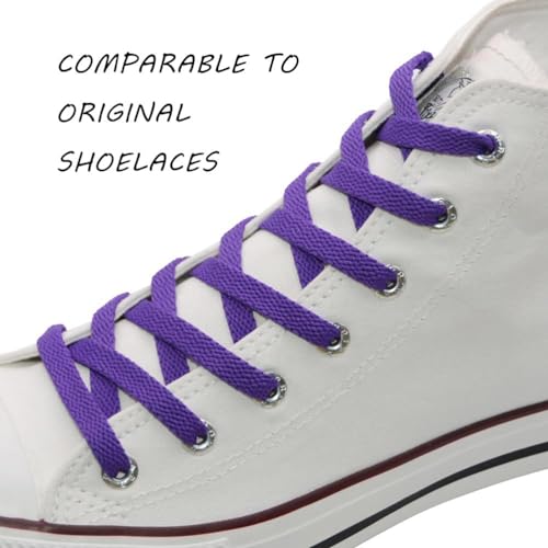 Image of VSUDO Flat Sneaker Shoe Lace, Flat Shoe String for Sneaker, Athletic Shoelace