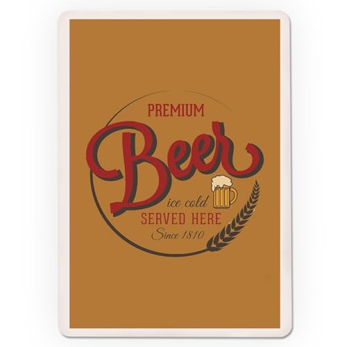 Lantern Press Baraja Premium Beer Served Here, 52 cartas póker miniatura 3