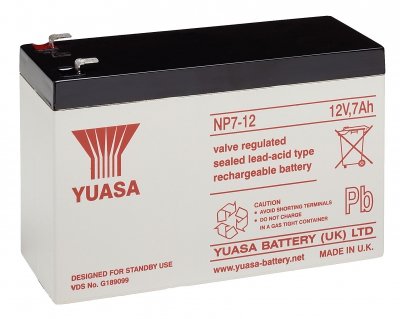 Batería de Plomo Original para Yuasa NP7-12