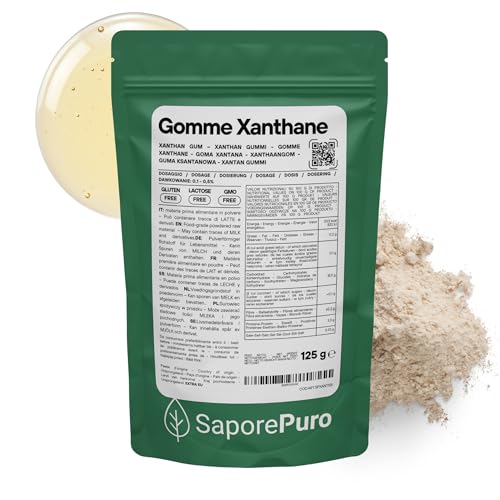 Saporepuro Goma Xantana en polvo 125 gr - espesante natural