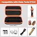 Hard Case for Klein Tools ET310 AC Circuit Breaker Finder Electric Tester & 80016 Tool Kit & RT250 GFCI Outlet Tester and Accessories Electrical Tools Storage Organizer Bag, Black (Case Only)
