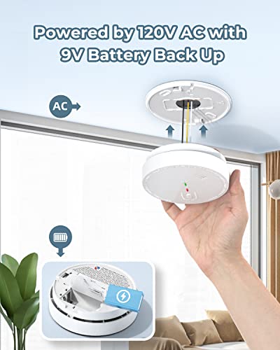 Siterwell GS517 Hardwired Interconnected Smoke Detector thumb #2