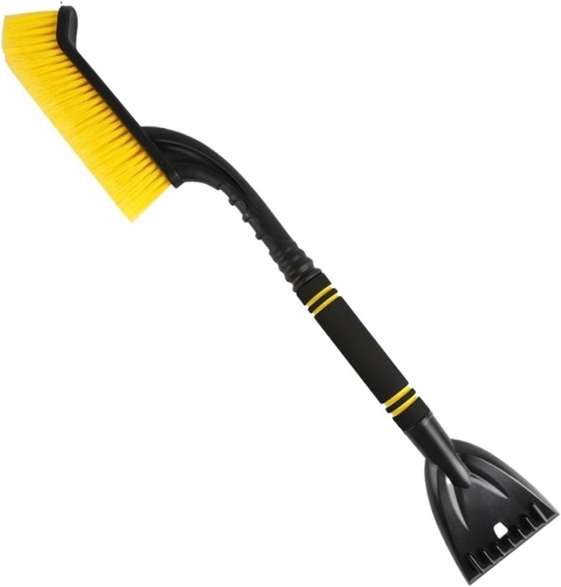 Winter Detachable Car Snow Sweeping Shovel with EVA Foam Handle Cleaning Brush Ice Scraper Remover Windshield Snow Brush(Yellow Shovel)