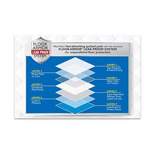 Four Paws Wee-Wee Odor Control With Febreze Freshness Pee Pads For Dogs - Dog & Puppy Pads For Potty Training - Dog Housebreaking & Puppy Supplies - 22" X 23" (150 Count) #TOP6