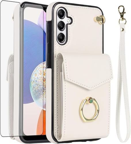Étui Samsung S25 5G blanc contre les rayures et le piratage de carte bancaire