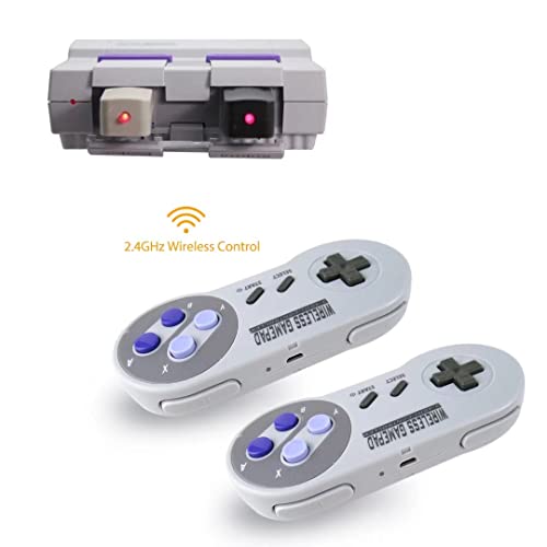 Nghtmre 2Pcs 2.4Ghz Wireless Gamepad Controller For Super Nintendo Nes & Snes Classic Mini Wireless Console Controller #TOP3