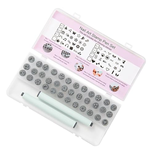 Tampons pour ongles haute définition : kit de 36 pièces pour nail art de salon