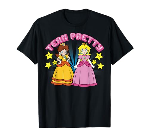 Super Mario Peach And Daisy Team Pretty T-Shirt