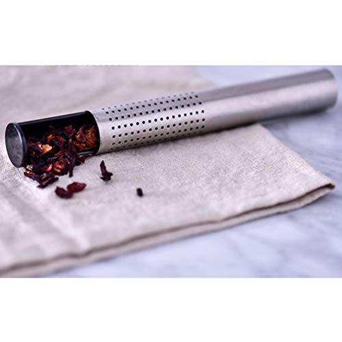 UPKOCH infusor de chá portátil de aço inoxidável para chá e café soltos