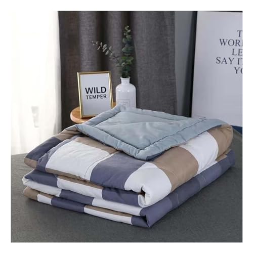 Quilted Bedspread Coverless Duvet Double Size For All Seasons Bed Throw Coverlet Summer Lightweight And Machine Washable Bedding(180 * 220CM)