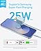 Anker 25W USB C Charger Block, Compact and Foldable, Supports PPS Fast Charging for Galaxy S24/Z Fold/Z Flip/Tab, iPhone 17/16 Series, iPad (Blue)