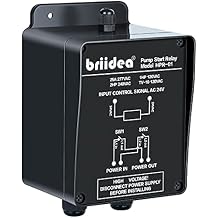 Briidea Pump Start Relay Sprinkler System 1-2 HP at 120/240V