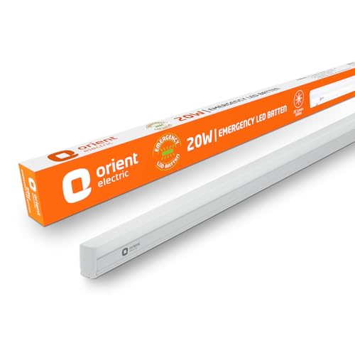 Image of Orient Electric Emergency Batten 20W, 6500K (Cool White Colour, Pack of 2)