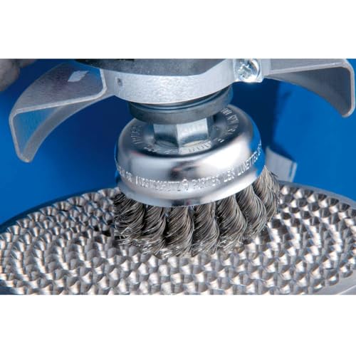 Image of PFERD COMBITWIST 43305051 TBG Cup Brush, Diameter 65 mm, M14 Steel Wire, Diameter 0.50, for Angle Grinders