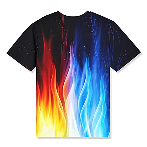 Image of Linnhoy Kids 3D Print Fashion Graphic T-Shirts for Boys Girls 6-16 Years