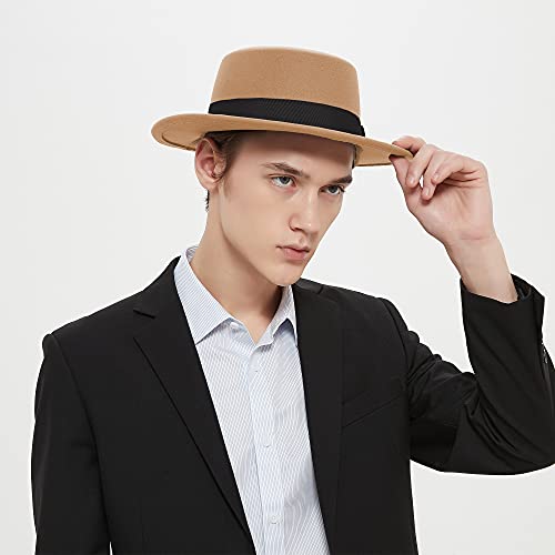 Flat top pork pie hat Clearance