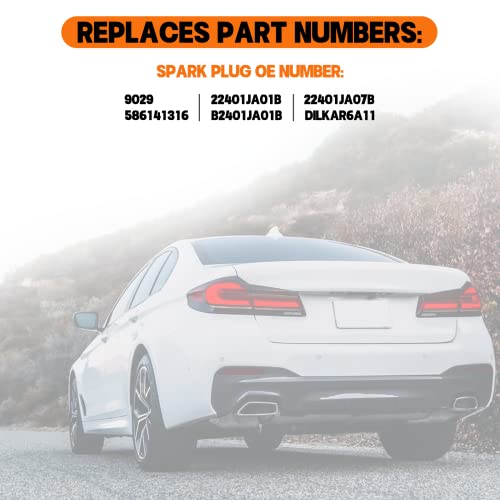 Speedtun 9029 Double Iridium Spark Plugs Set Of 4 Compatible With Altima Cube Frontier March Np300 Pathfinder Rogue Sentra, Infiniti Fx50 M56 Q70 Q70L Qx70 Qx60 #TOP2