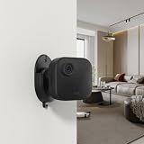 honecumi Uchwyt na kamerę pierścieniową, bez wiercenia, 2 sztuki, samoprzylepny uchwyt ścienny kompatybilny z Ring Indoor Cam 1/2. Gen, Ring Stick Up Cam, Blink Mini 2, Blink Outdoor 4, ABS, czarny