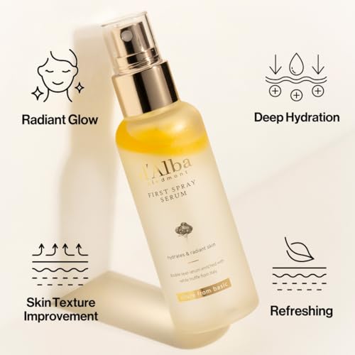 d'alba Piedmont White Truffle Spray Serum & Waterfull Tone-Up Sunscreen BROAD SPECTRUM SPF 50+, Double Serum & Cream