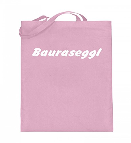 Sac en toile de jute à longues anses idéal pour le marché et le shopping urbain rose clair