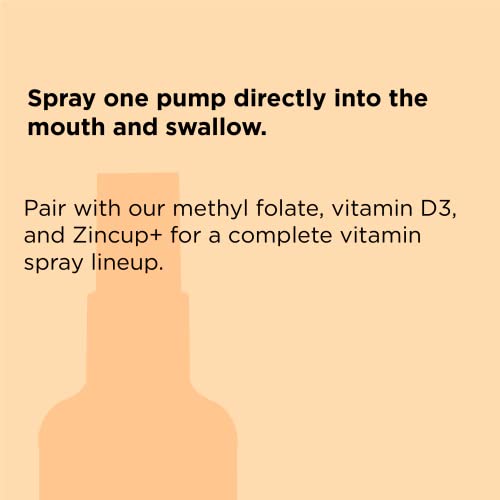 NBPure Organic & Vegan Vitamin Methyl B12 Spray for Women, Men, & Kids – Natural Energy, Mood & Nerve System Support – 5