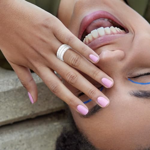 Stackable Silicone Wedding Bands for Her - Comfortable Braided Thin Rubber Promise Rings - 4 Rings3