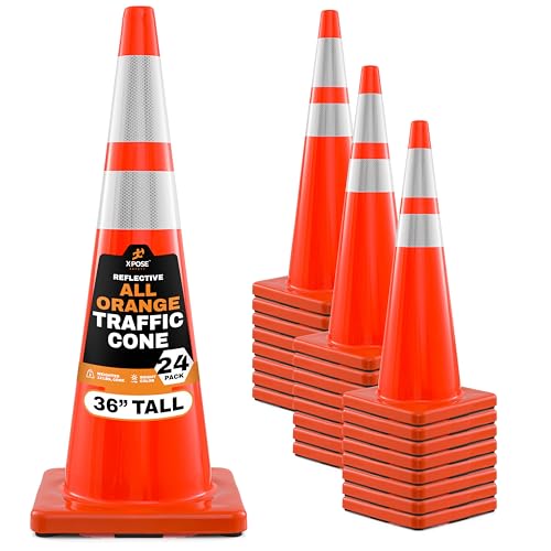 Image of Xpose Safety 36 Inch Orange Traffic Cones