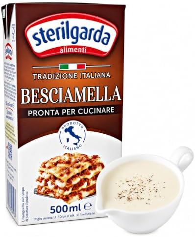 Sterilgarda Italian Béchamel Sauce, Ready to Use, 16.9 fl oz (500 ml)