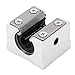 4PCS Aluminum Slider Linear Motion Ball Bearing Slide Block SBR10UU High Precision Low Friction CNC Machine Tool Industrial Robotics Aerospace Engineering