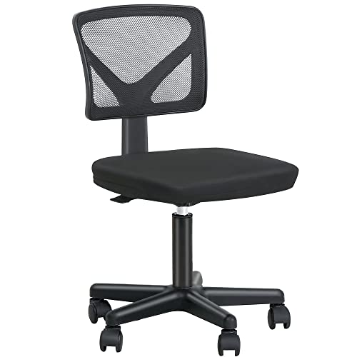 Bestmassage Executive Rolling Swivel Ergonomic Computer Flip Up Arms Lumbar Support Task Mesh Heavy Duty Metal Base Desk Chairs,Black #TOP22