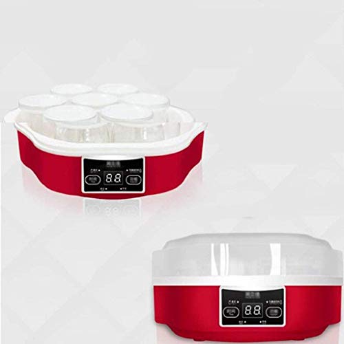 Czdyuf Home Yogurt Making Machine -Digital Yoghurt Maker With 7 Jars – Stainless Steel Machine,Glass Containers, Fresh, Homemade Yoghurt #TOP6