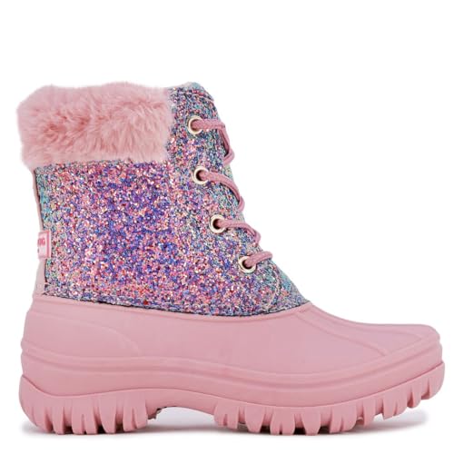 LONDON FOG Girls Stockport Cold Weather Warm Lined Snow Boot2