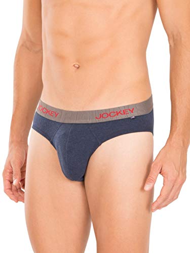 Image of Jockey US59 Men Super Combed Cotton Elastane Solid Brief (Pack of 2)