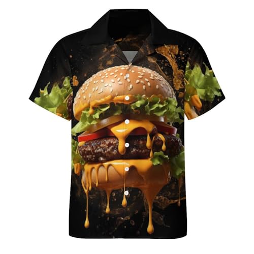 Chemise hawaïenne pour homme pour rester frais en vacances avec un style cubain bordeaux
