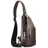 Anti-Diebstahl-Brusttasche: Sie können die Schultertasche hinter Ihrem Rücken oder Ihrer Brust tragen. Sehr praktisch. Wir schlagen vor, dass es vor der Brust sein sollte. Dann wird der Sling Bag Anti-Diebstahl sein.