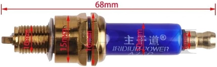 Motorcycle Accessories 3 Pcs/lot High-performance Iridium A7TC Spark Plug Compatible with GY6 50cc-150cc ATV Dirt Bike Pit Bike Scooter