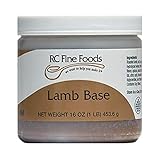 RC Fine Foods RC Oven Roasted Lamb Base 16 oz No Added MSG Makes 5 Gallons of Lamb Broth First Ingredient is Roasted Lamb