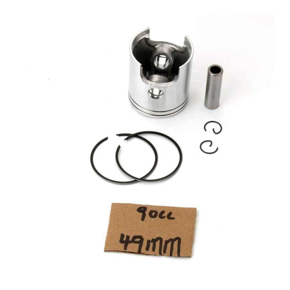 Piston 90cc 49mm haut moteur RK6 50 2T Alu Motard Track