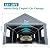 13x25FT Heavy Duty Carport Canopy,Extra Large Portable Car Tent Garage with Roll-up Windows and All-Season Tarp Cover,Removable Roof &Side Walls for Car, SUV,Boats&Truck Shelter Logic Storage