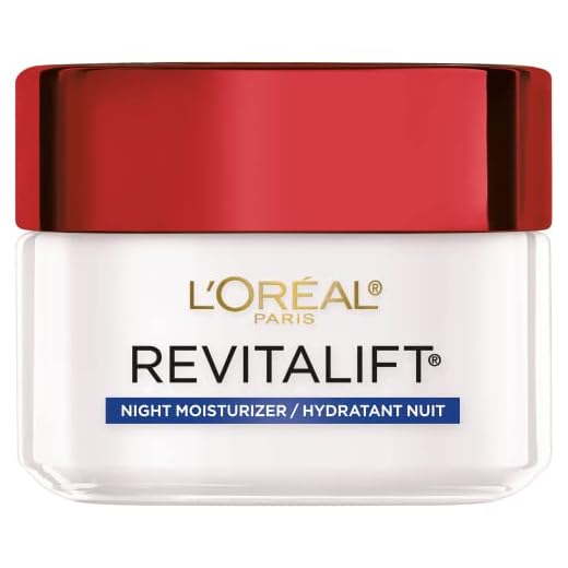 L'Oreal Paris Skincare Revitalift Anti-Aging Night Cream, Face Moisturizer with Pro-Retinol and Centella Asiatica, Paraben Free, Non-Comedogenic, Suitable for Sensitive Skin, 1.7 oz.