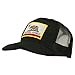 e4Hats.com California State Flag Patched Twill Mesh Cap - Black OSFM