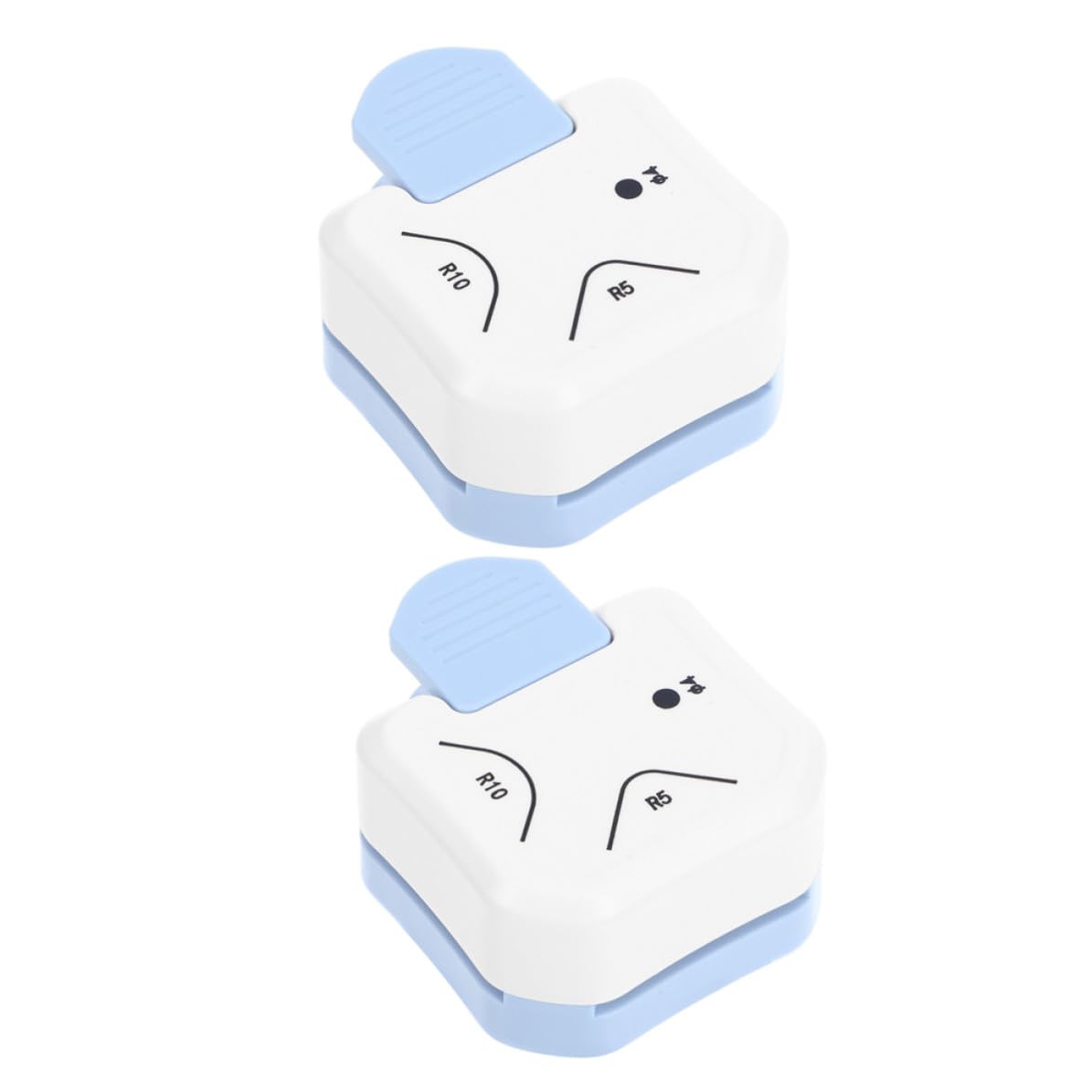 2pcs Paper Corner Puncher for Students and Crafters, 3-in-1
