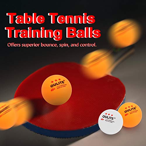 Ajcoflt Bolas de treinamento de tênis de mesa de 40mm High Bounce Prática profissional bola de práti