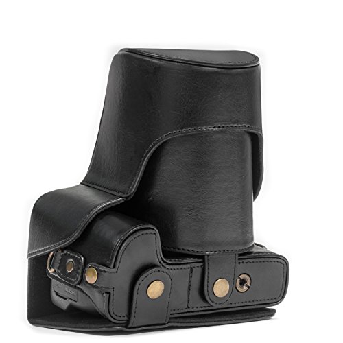 Megagear Ever Ready Protective Leather Camera Case, Bag For Nikon Coolpix P900, Nikon Coolpix P900S Compact System Camera (Black) (Mg532) #TOP1