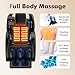 AYJOIR 2026 Massage Chair Full Body, Zero Gravity SL-Track Shiatsu Massage Recliner Chair with Body Scan, 6 Fix Point Rollers,Airbags,Deep Yoga Stretch, Heating Function, Black