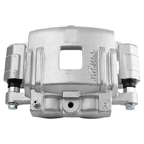 Image of TRQ Front Brake Caliper Set Zinc Coated Brackets Compatible with 2004-2008 Chevrolet Colorado 2004-2008 GMC Canyon 2006 Isuzu i-280 i-350 2007-2008 i-290 i-370