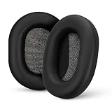 Picture of Replacement Earpads for Sony WH-1000XM5 Headphones - Soft Vegan Leather Cushions for Extra Comfort, Easy & Quick Installation, by Brainwavz (Black)