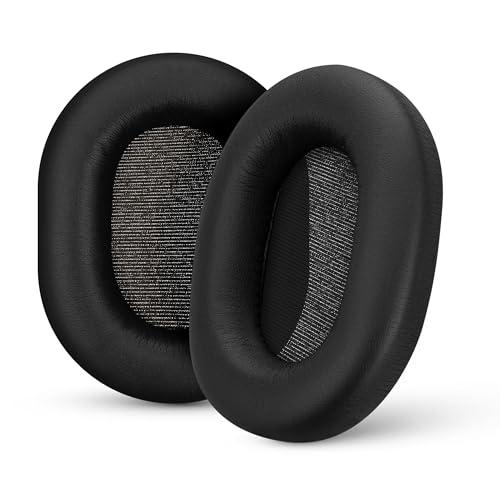 Coussinets WH-1000XM5 Brainwavz en cuir vegan noir pour casque Sony