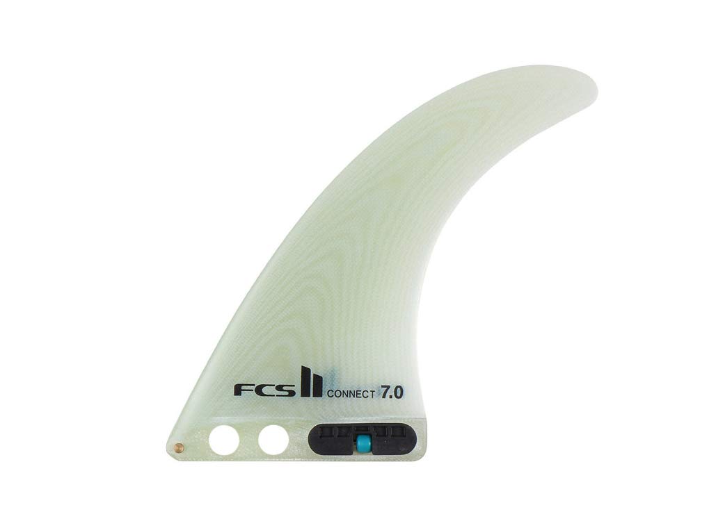II Connect Performance Glass Longboard Fin 7 inch Clear